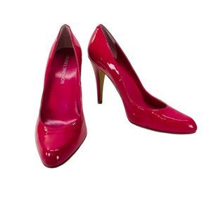Michael Shannon Fuchsia/Hot Pink Saroie Womens Pointed Toe High Heel Leather 9